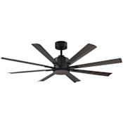 Modern Forms Size Matters 56" 8 Blade Indoor / Outdoor Smart Ceiling Fan Bronze