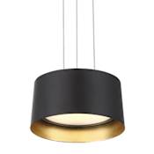 Modern Forms Marimba 8" Wide LED Mini Pendant Gold Leaf / Dark Bronze