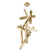 Modern Forms Chaos 25" Wide Integrated LED Chandelier Aged Brass
