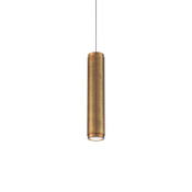 Modern Forms Burning Man 3" Wide LED Suspension Mini Pendant Aged Brass