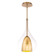Modern Forms Helios 10" Wide 3000K LED Pendant Aged Brass Gold