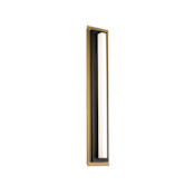 Modern Forms Lyrikal 27" Tall LED Wall Sconce Black / Aged Brass