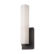 Modern Forms Vogue 15" Tall LED Bathroom Sconce Bronze / 2700K