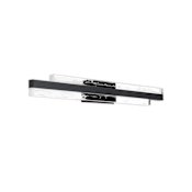 Modern Forms Tandem 2 Light 27" Wide LED Bathroom Vanity Light Black