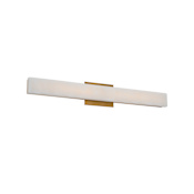Modern Forms Lanza 27" Wide LED Bath Bar Aged Brass