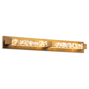 Modern Forms Terra 2 Light 34" Wide 3000K LED Bath Bar Aged Brass