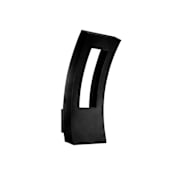 Modern Forms Dawn Single Light 16" Tall Integrated LED Outdoor Wall Sconce Black
