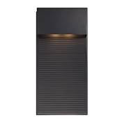Modern Forms Hiline 12" Indoor / Outdoor Dimmable LED ADA Compliant Wall Light Black