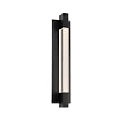 Modern Forms Heliograph 25" Tall LED Outdoor Wall Sconce Black