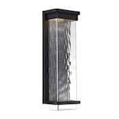 Modern Forms Vitrine 16" Tall LED Outdoor Wall Sconce Black