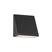 Modern Forms Flue 6" Tall LED Outdoor Wall Sconce Black