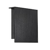 Modern Forms Square 10" Tall LED Outdoor Wall Sconce Black