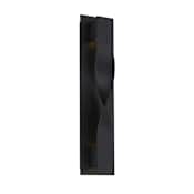 Modern Forms Twist 2 Light 20" Tall LED Outdoor Wall Sconce Black
