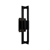 Modern Forms Gander 20" Tall LED Outdoor Wall Sconce - 4000K Black