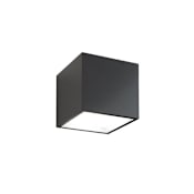 Modern Forms Bloc 6" Tall LED Outdoor Wall Sconce Black / 3000K