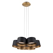 Modern Forms Marimba 18" Diameter LED Dimming Pendant Gold Leaf