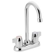 Moen Chateau Double Handle Bar Faucet Chrome