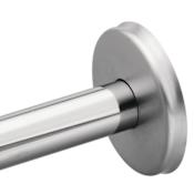 Moen 60" Shower Rod with Concealed Brushed Stainless Steel Flanges from the Donner Commercial Collection Satin Stainless