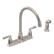 Moen Banbury High-Arc Kitchen Faucet with Side Spray Spot Resist Stainless