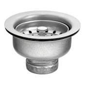 Moen Stainless Steel 3-1/2" Basket Strainer with Drain Assembly Stainless Steel
