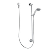 Moen Single Function Hand Shower Package with Hose and Slide Bar Included from the M-DURA Collection Chrome