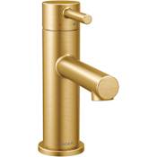 Moen Align 1.2 GPM Single Hole Bathroom Faucet with Pop-Up Drain Assembly Brushed Gold