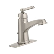 Moen Boardwalk Single Hole Bathroom Faucet Spot Resist Brushed Nickel