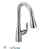 Moen Arbor Single Handle Pulldown Spray Kitchen Faucet with Reflex Technology Chrome