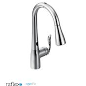 Moen Arbor 1.5 GPM Single Handle Touchless Pulldown Spray Kitchen Faucet with MotionSense and Reflex Technologies Chrome