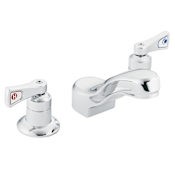 Moen Double Handle Widespread Bathroom Faucet from the M-DURA Collection (Valve Included) Chrome