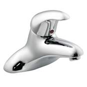 Moen Single Handle Centerset Bathroom Faucet from the M-DURA Collection (Valve Included) Chrome