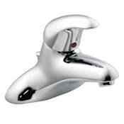 Moen Single Handle Centerset Bathroom Faucet from the M-DURA Collection (Valve Included) Chrome