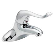 Moen Single Handle Centerset Bathroom Faucet from the M-DURA Collection (Valve Included) Chrome
