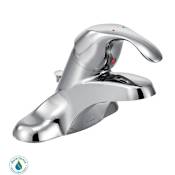 Moen Single Handle Centerset Bathroom Faucet from the M-BITION Collection (Valve Included) Chrome