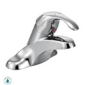 Moen Single Handle Centerset Bathroom Faucet from the M-BITION Collection (Valve Included) Chrome