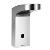 Moen Electronic Single Hole Bathroom Faucet with AC Adapter Included from the M-POWER Collection (Valve Included) Chrome