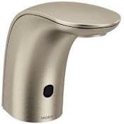 Moen M-POWER 0.5 GPM Single Hole Bathroom Faucet Brushed Nickel