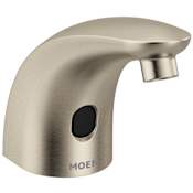 Moen M-POWER Deck Mounted Electronic Soap Dispenser with 50-3/4 oz Capacity Brushed Nickel