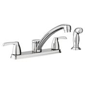 Moen Adler Double Handle Kitchen Faucet Chrome