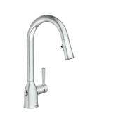 Moen Adler 1.5 GPM Single Hole Pull Down Kitchen Faucet with Touchless Technology Chrome