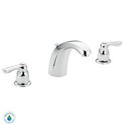 Moen Double Handle Widespread Bathroom Faucet from the M-BITION Collection (Valve Included) Chrome