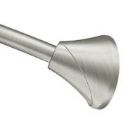 Moen 57" - 60" Adjustable Tension Curved Shower Rod Brushed Nickel