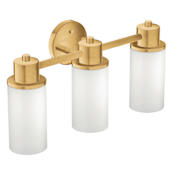 Moen Iso 21" Wide 3 Vanity Light Brushed Gold