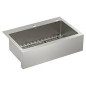 Moen 1800 Series 33" Undermount Single Basin Stainless Steel Kitchen Sink Stainless