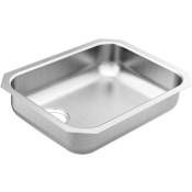 Moen 1800 Series 23-1/2" Undermount Single Basin Stainless Steel Kitchen Sink with SoundSHIELD™ Sound Absorbing Technology Stainless Steel
