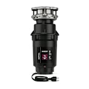 Moen GX Pro 1/3 HP Continuous Garbage Disposal with a Vortex Motor and Power cord included. Stainless Steel