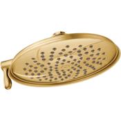 Moen Isabel 9 3/16" Multi Function Rainshower Shower Head Brushed Gold