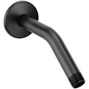 Moen Premium 8" Wall Mount Curved Shower Arm Matte Black
