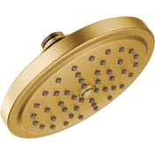 Moen Fina 2.5 GPM Rainshower Shower Head with Immersion Technology Brushed Gold