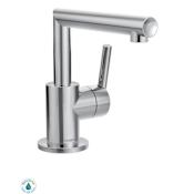 Moen Arris Single Handle Single Hole Bathroom Faucet (Valve Included) Chrome